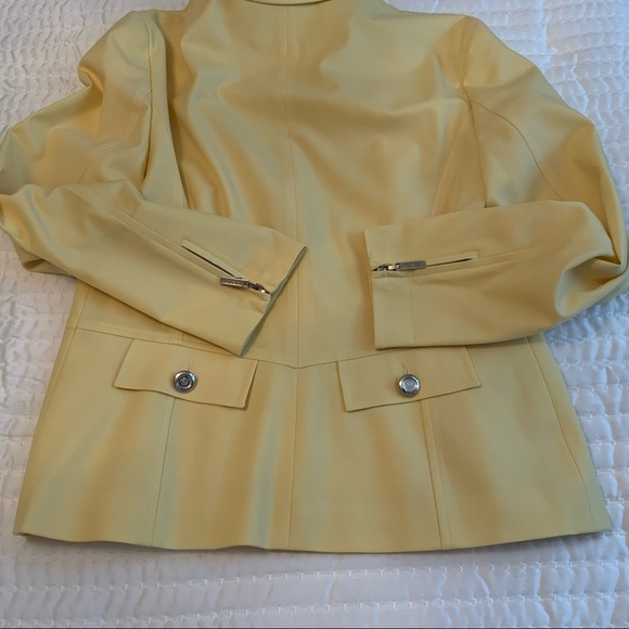 Escada Margaretha Ley Yellow Blazer Jacket - Picture 6 of 9